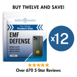 Cell Protect Disc 12-Pack Bundle - EMF Defense - Save on 12 discs!