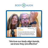 happy customers wearing bands