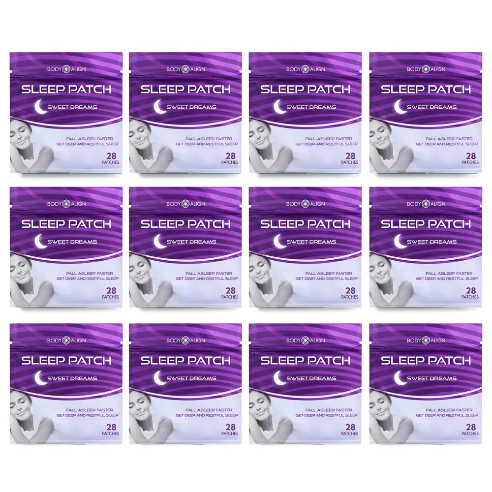 Multiple packs of Sleep Patches for a calming bedtime routine, supporting restful nights.