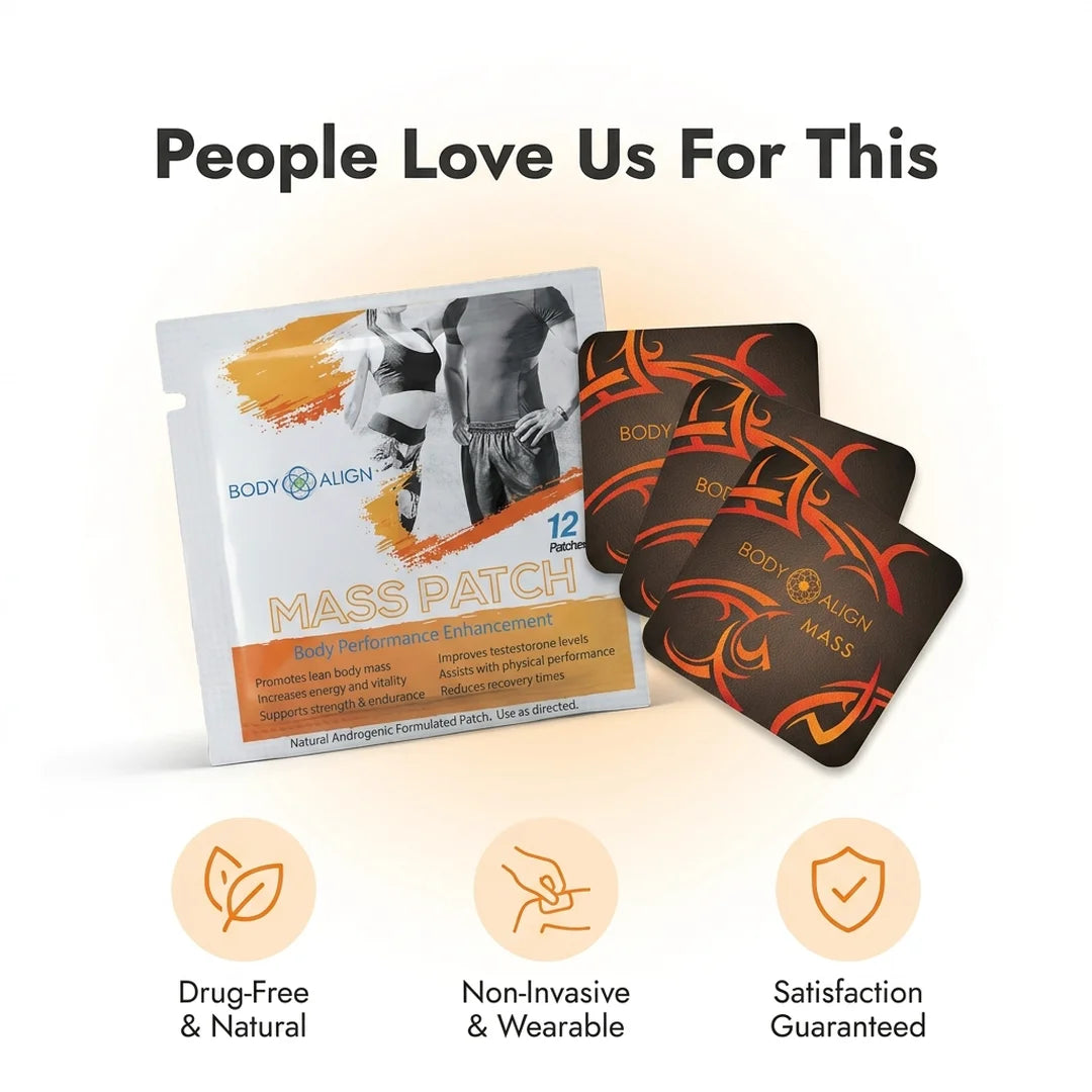 Body Align Mass Patch drug-free wearable performance patch trust features