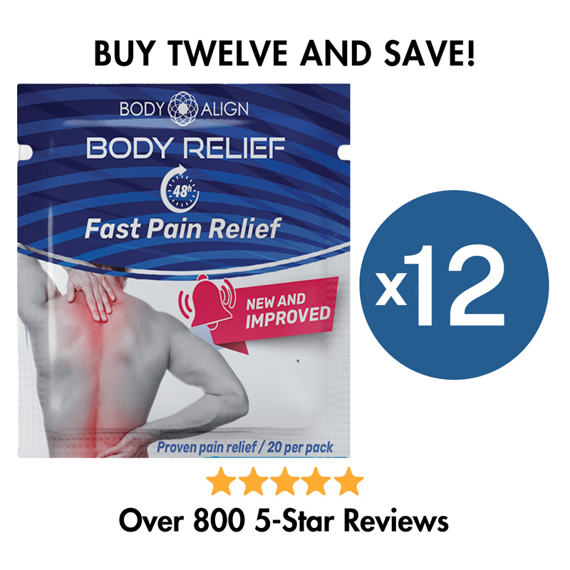 Body Relief Patch 12 Pack Bundle