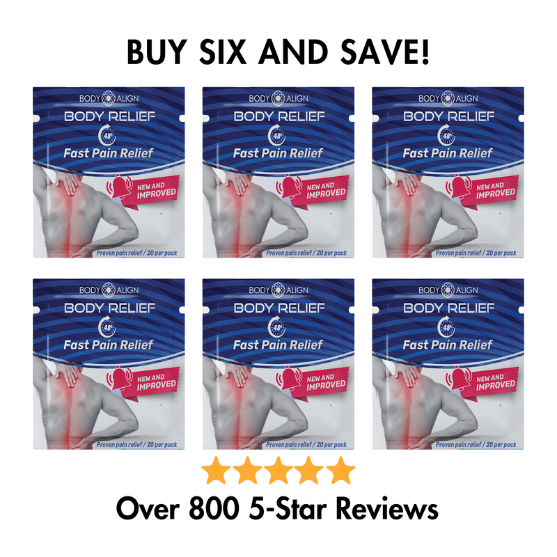 Body Relief Patch 6 Pack Bundle