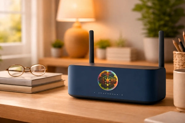 Router with EMF Protection Disc