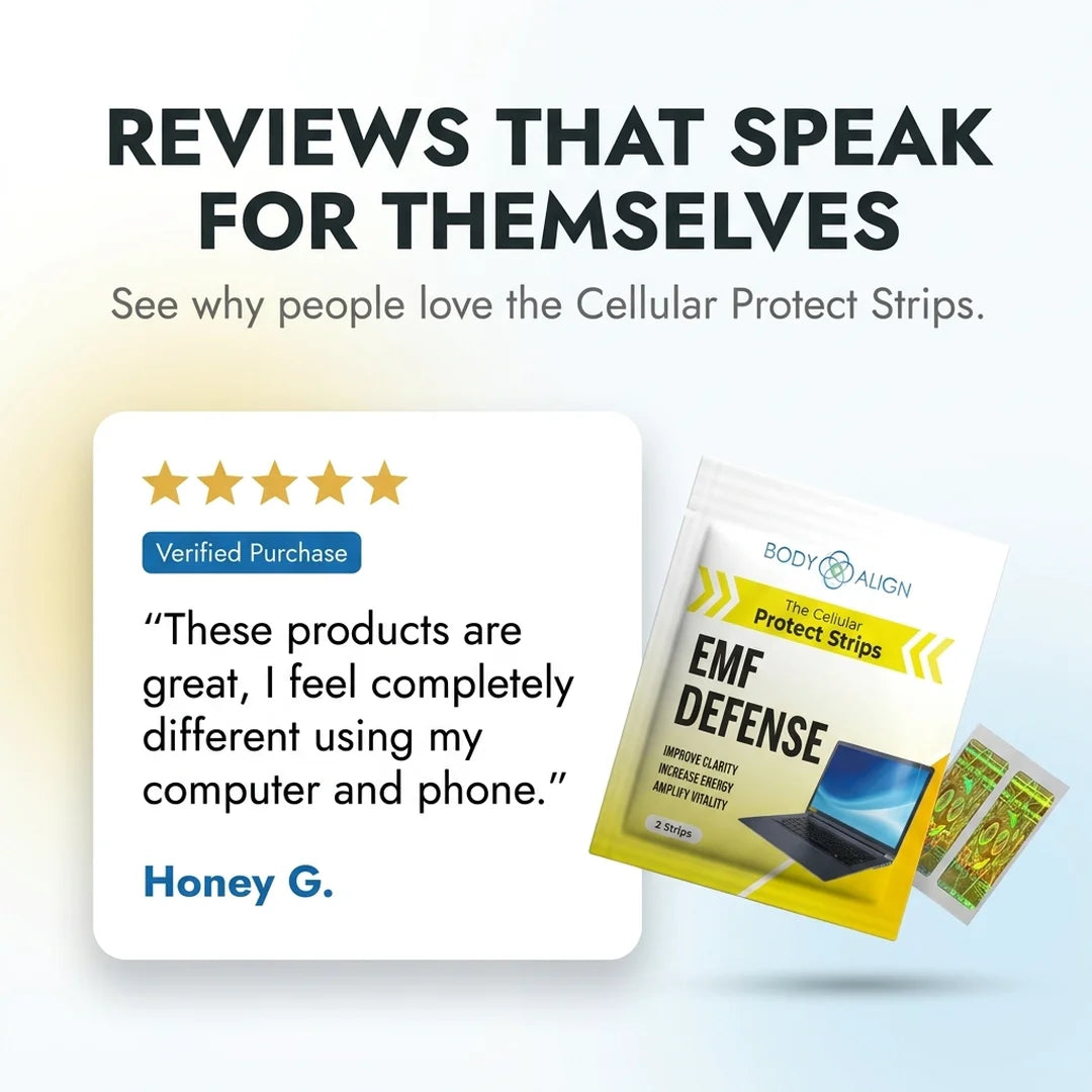 Body Align EMF protection strips verified five star reviews
